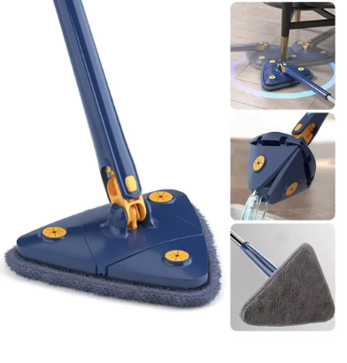 Triangular Mop 360-Degree Telescopic Rotatable